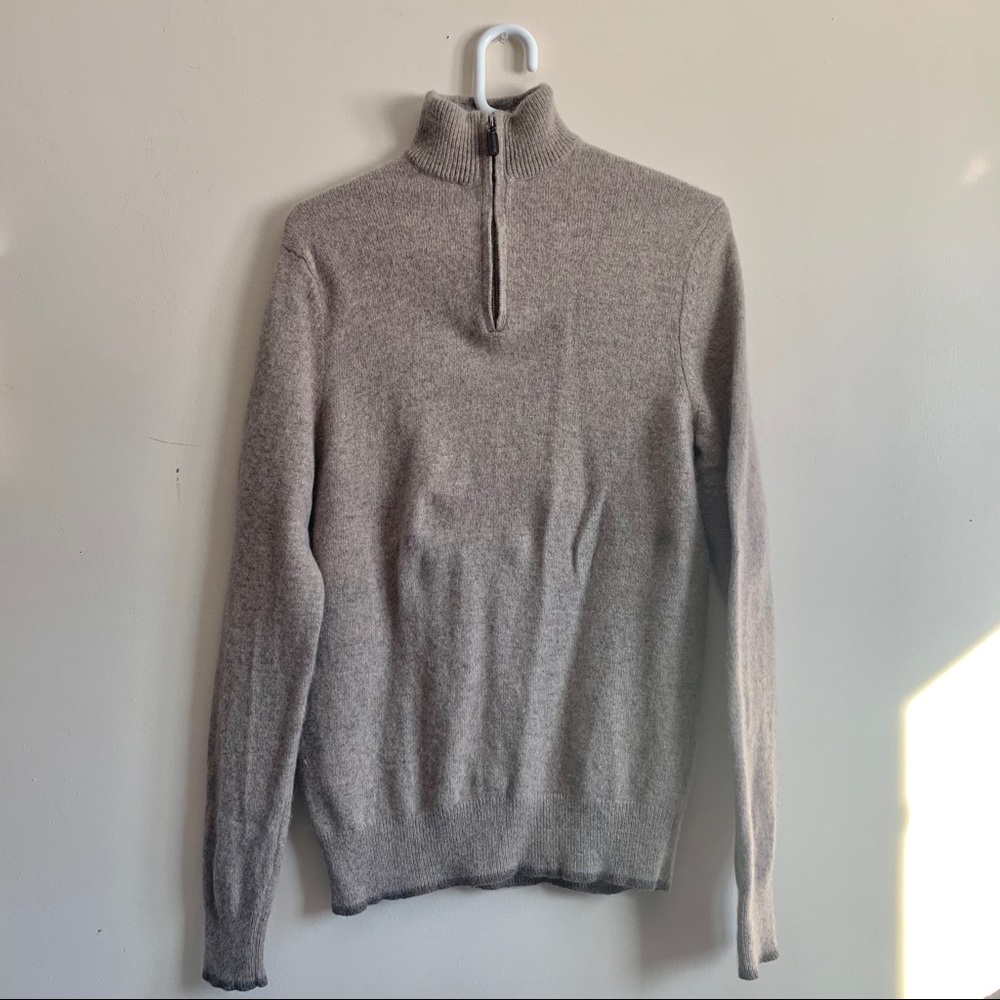 Black Brown 1826 Zipper Sweater